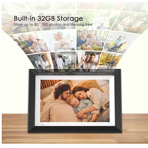 NEW 32GB 10.1 Inch Smart Cloud WiFi Digital Picture Frame - Picture 2 of 9